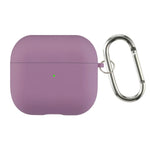 Inner Flocking Silicone and PC Keychain Case for AirPods 4