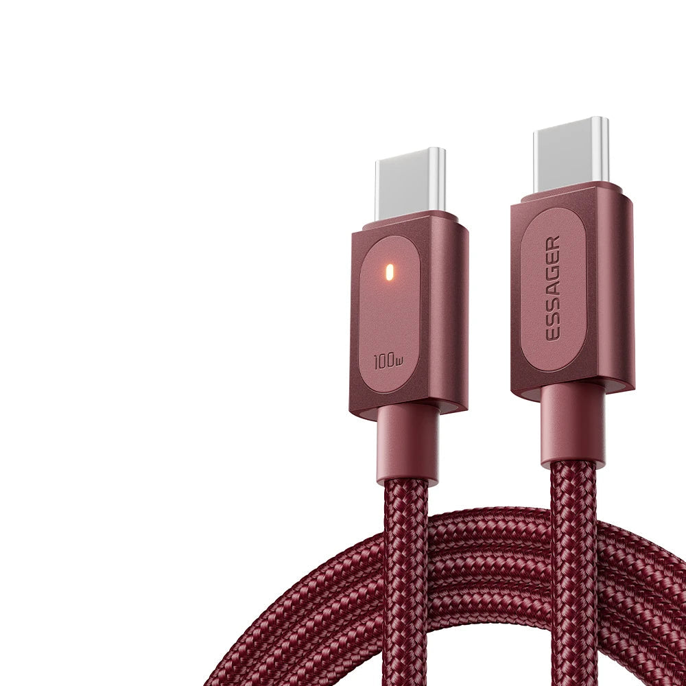 Essager 100W USB-C Braided Cable With E-Marker
