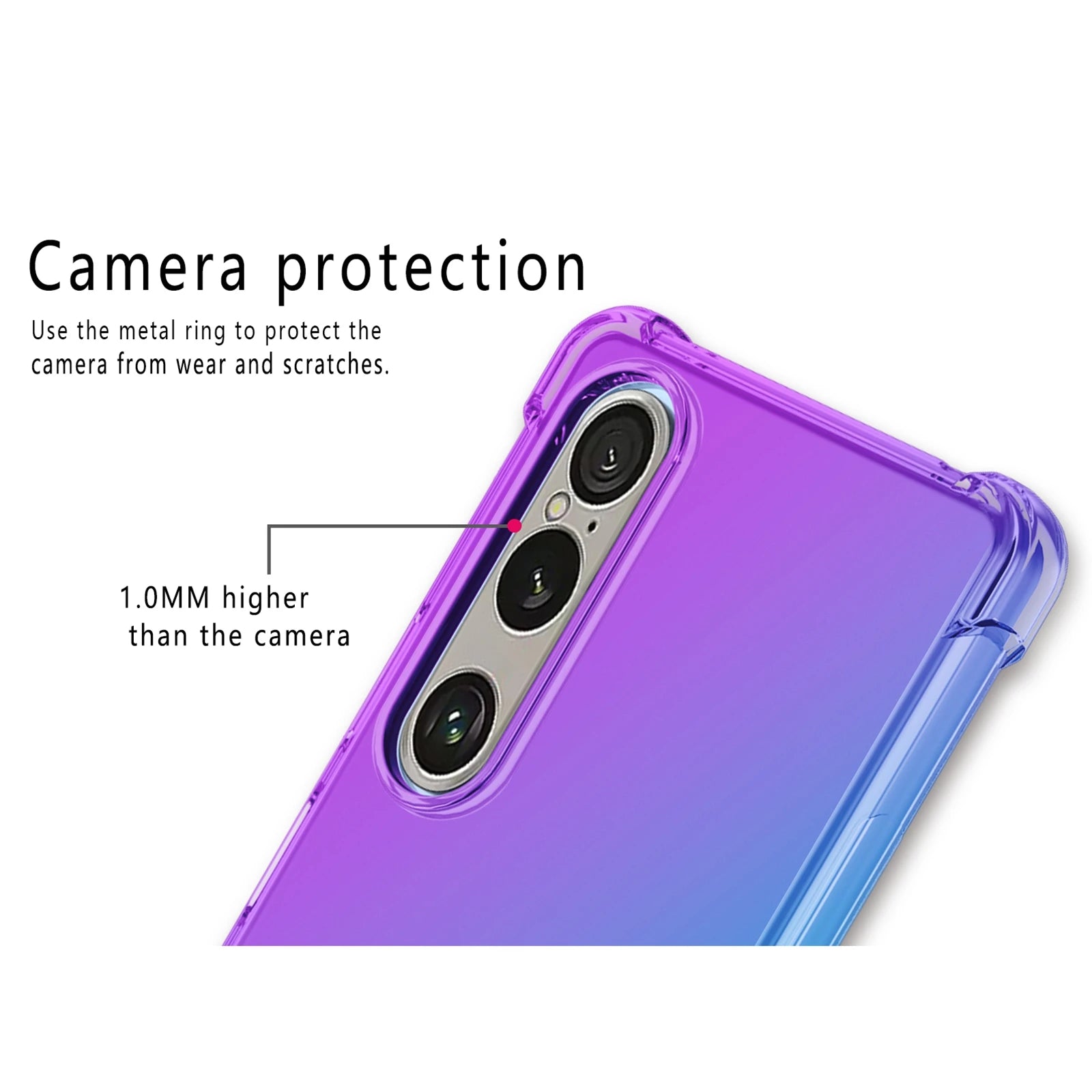 Sony Xperia 1 VII Protective Gradient TPU Shockproof Case