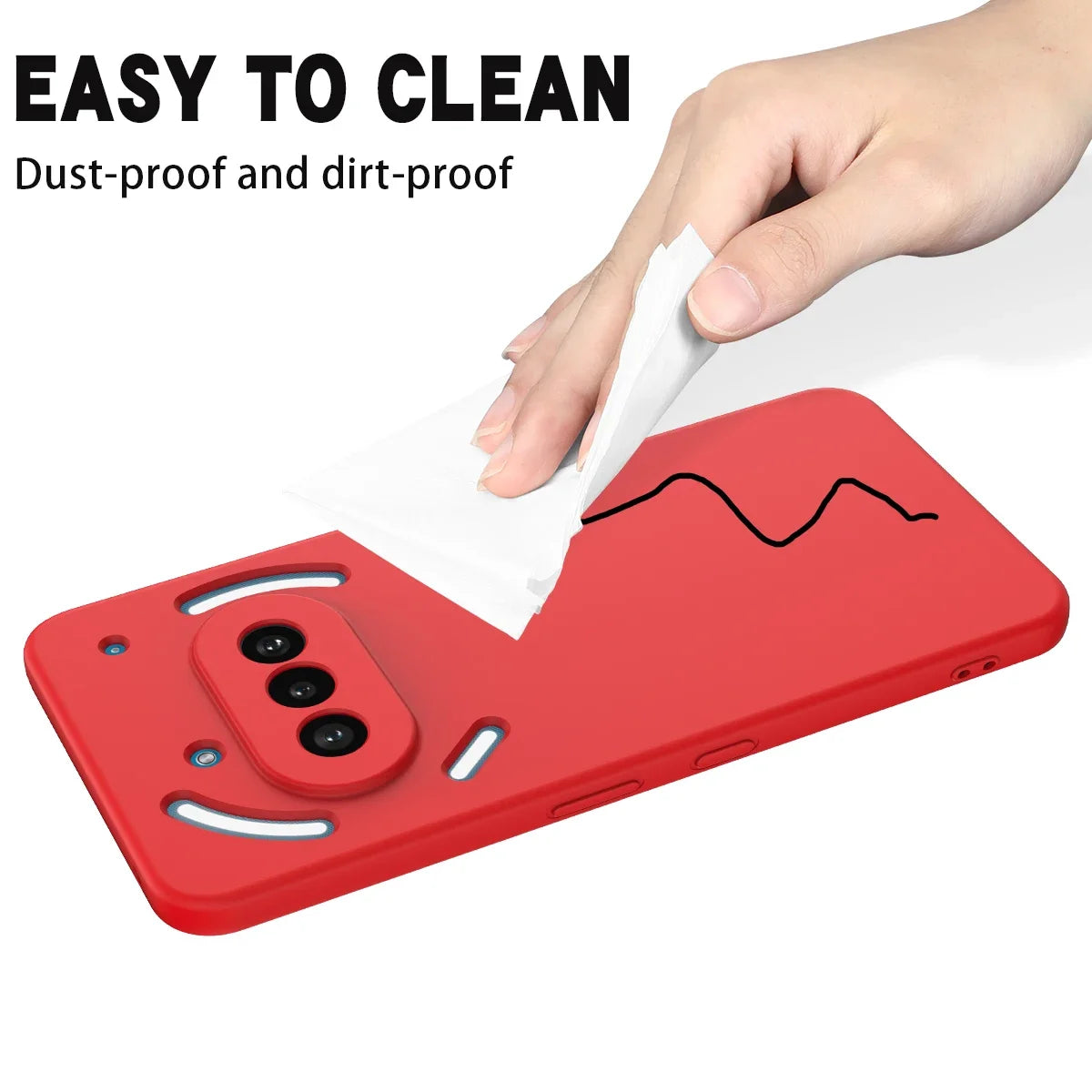 Premium Liquid Silicone Lanyard Case Shockproof Matte for Nothing Phone 3a / 3a Pro
