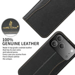 Genuine Cowhide Leather Wallet Case for iPhone 17 Series