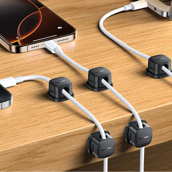 6PCS Adjustable Magnetic Cable Organizer