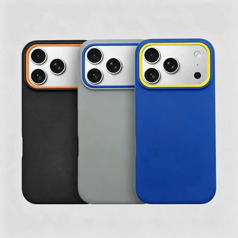 Hard PC MagSafe Case with Raised Camera Ring Frame for iPhone 18 Series