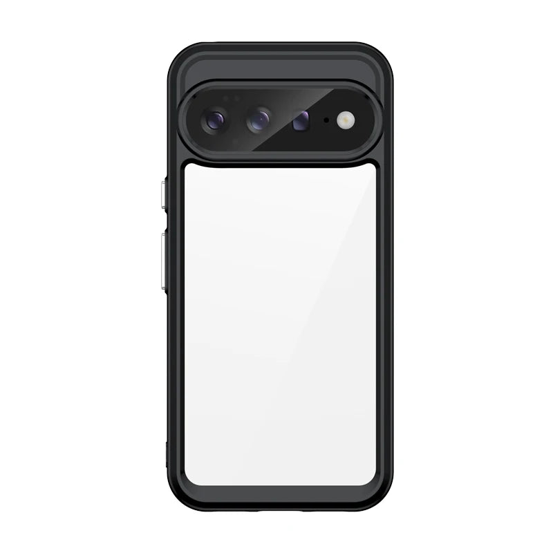 Clear PC Case with Soft TPU Edges for Google Pixel 11 Series