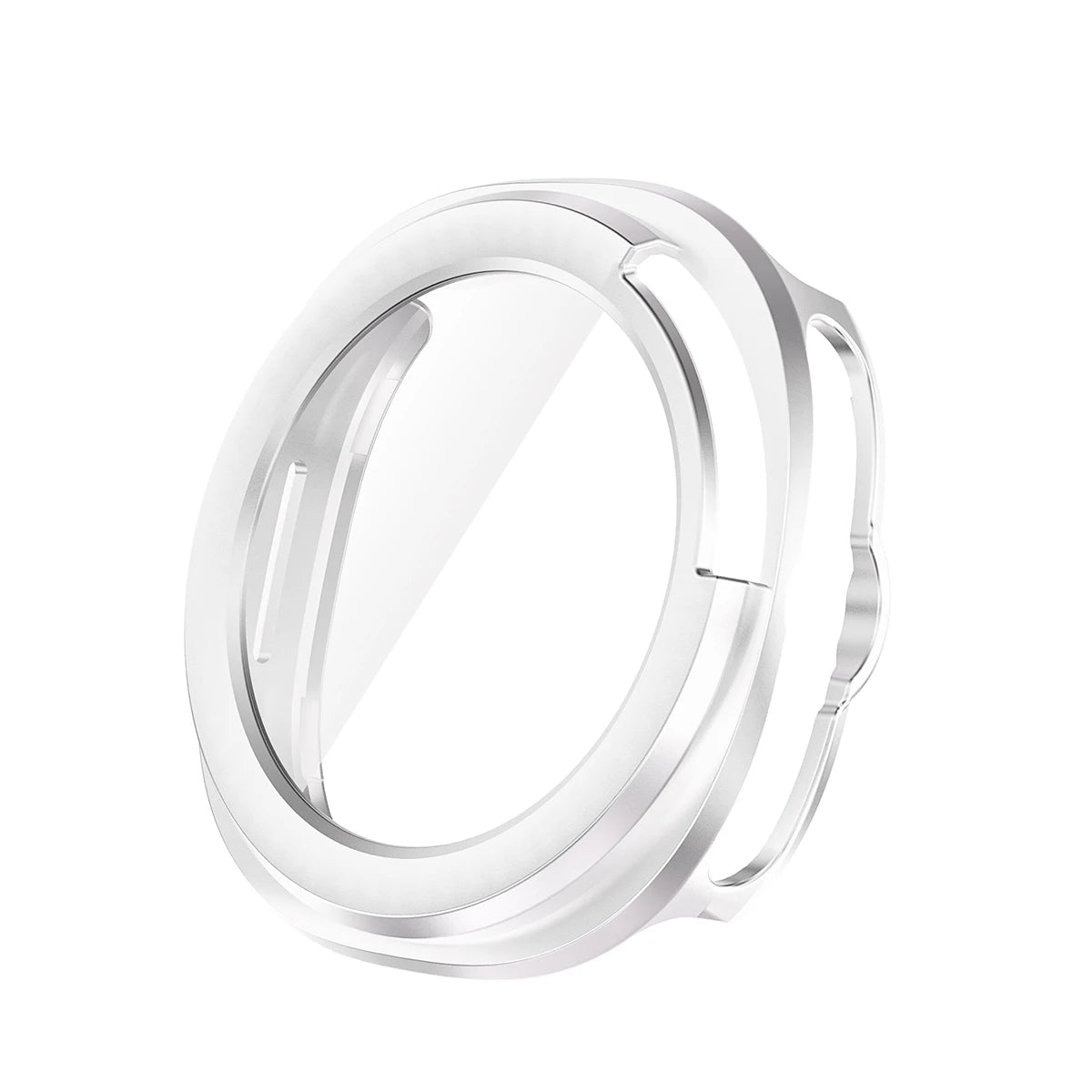 PC Case with Tempered Glass Screen Protector for Samsung Galaxy Watch 8 Classic