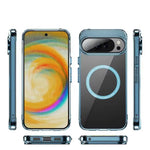 Google Pixel 10 Series Transparent Magnetic Case with Metal Buttons