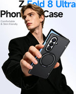 Shockproof Hinge Protection Case with Auto-Closure for Samsung Galaxy Z Fold 7
