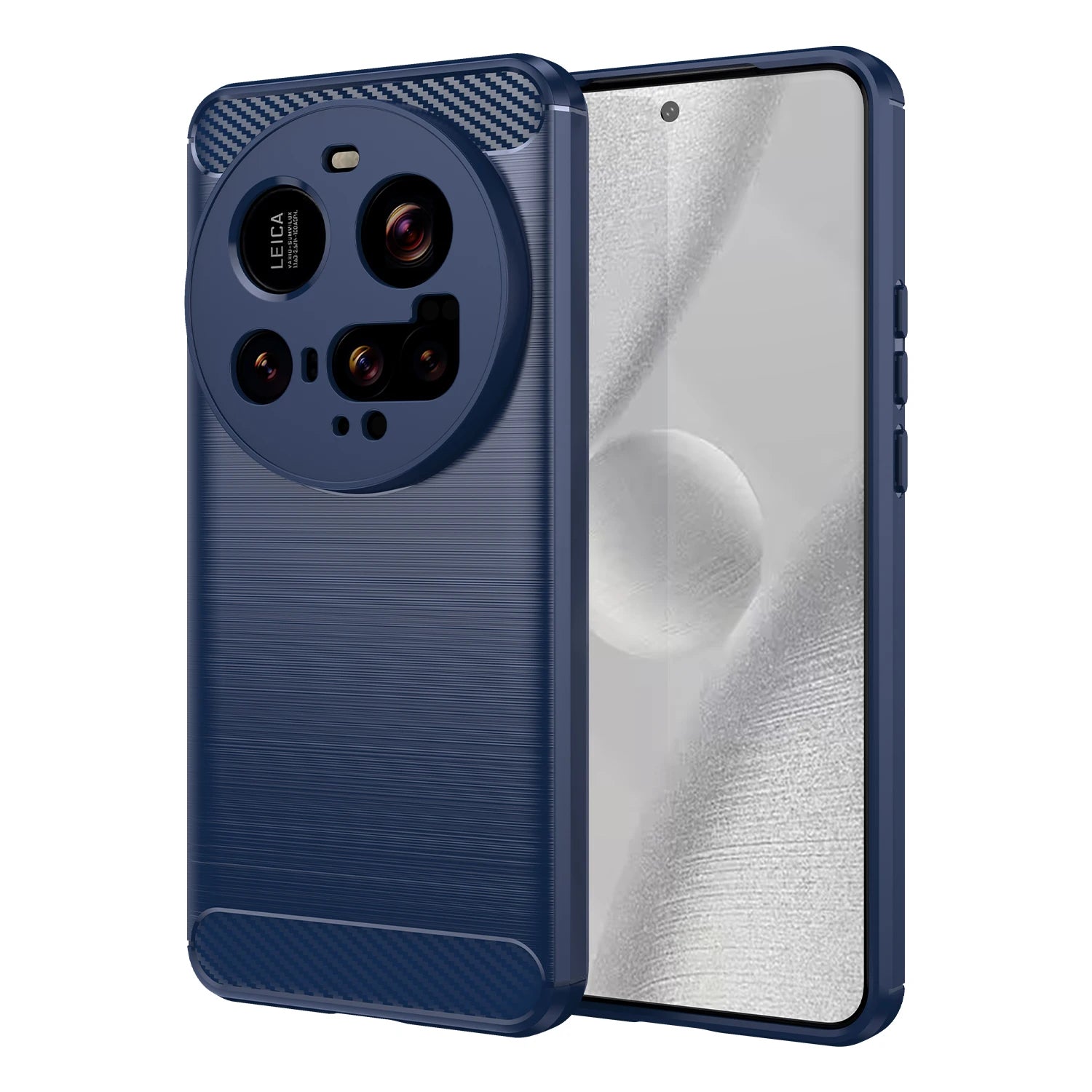 Xiaomi 15 Ultra Shockproof Carbon Fiber Silicone Protective Case