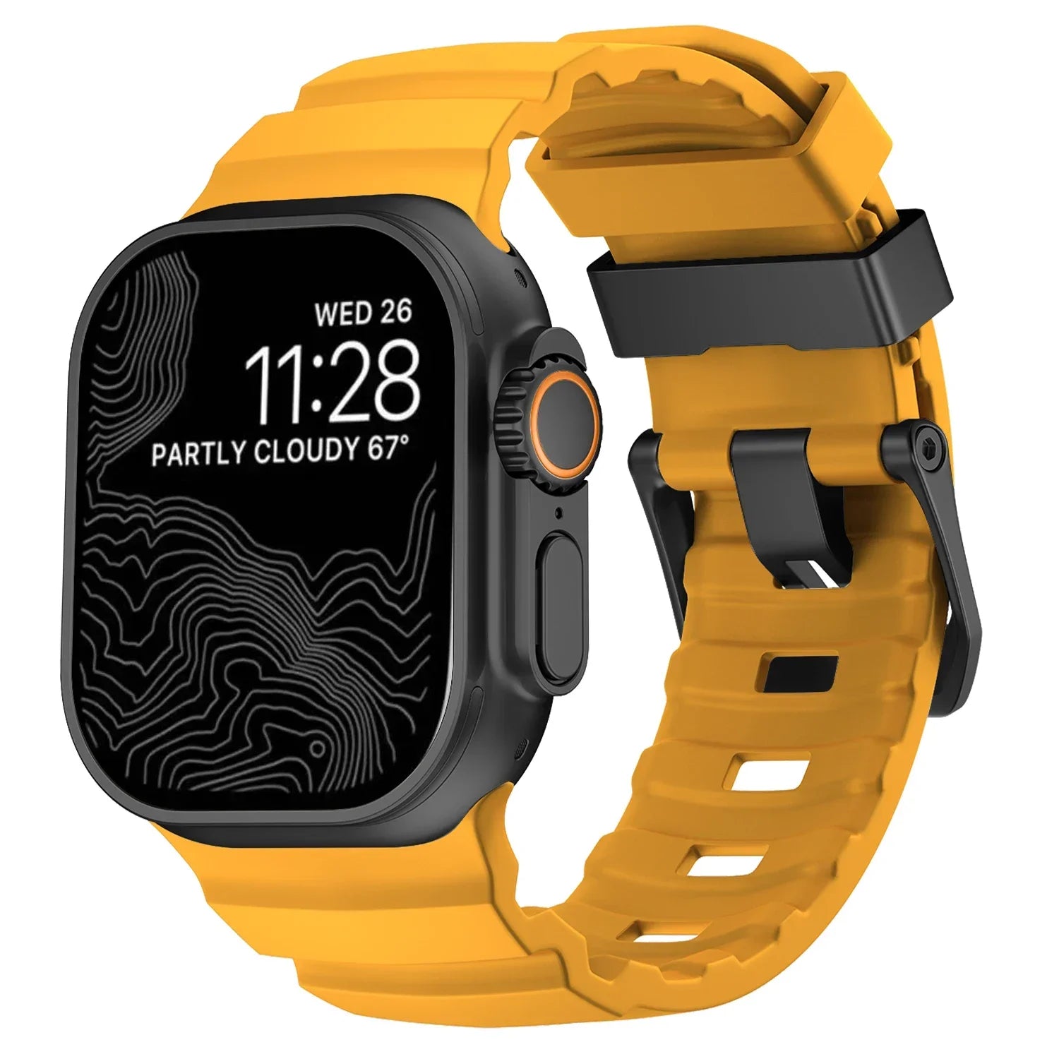 Durable Trail Silicone Replacement Strap for Apple Watch