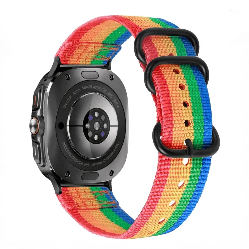 Durable Military Nylon Strap for Samsung Galaxy Watch Ultra (2025)