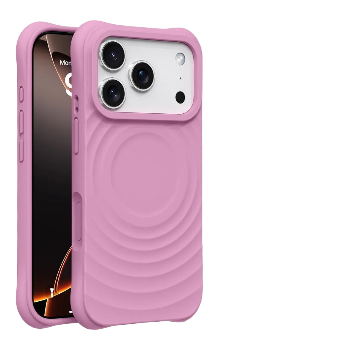 Water Ripple Silicone Magsafe Case for iPhone 17 Series