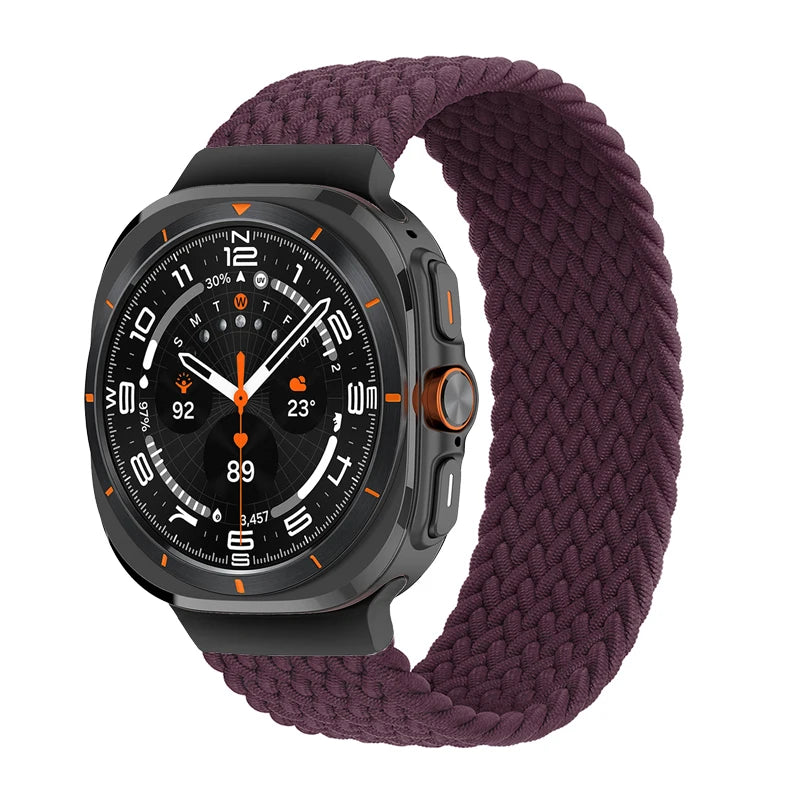 Braided Nylon Solo Loop for Samsung Galaxy Watch Ultra
