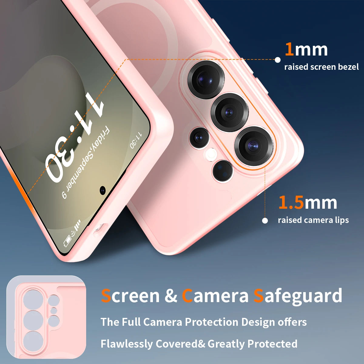 Shockproof Skin-Friendly Matte Magnetic Case for Samsung Galaxy S26 Series
