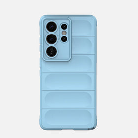 Soft Silicone Camera Protection Case with Individual Lens Rings for Samsung Galaxy S25 Series