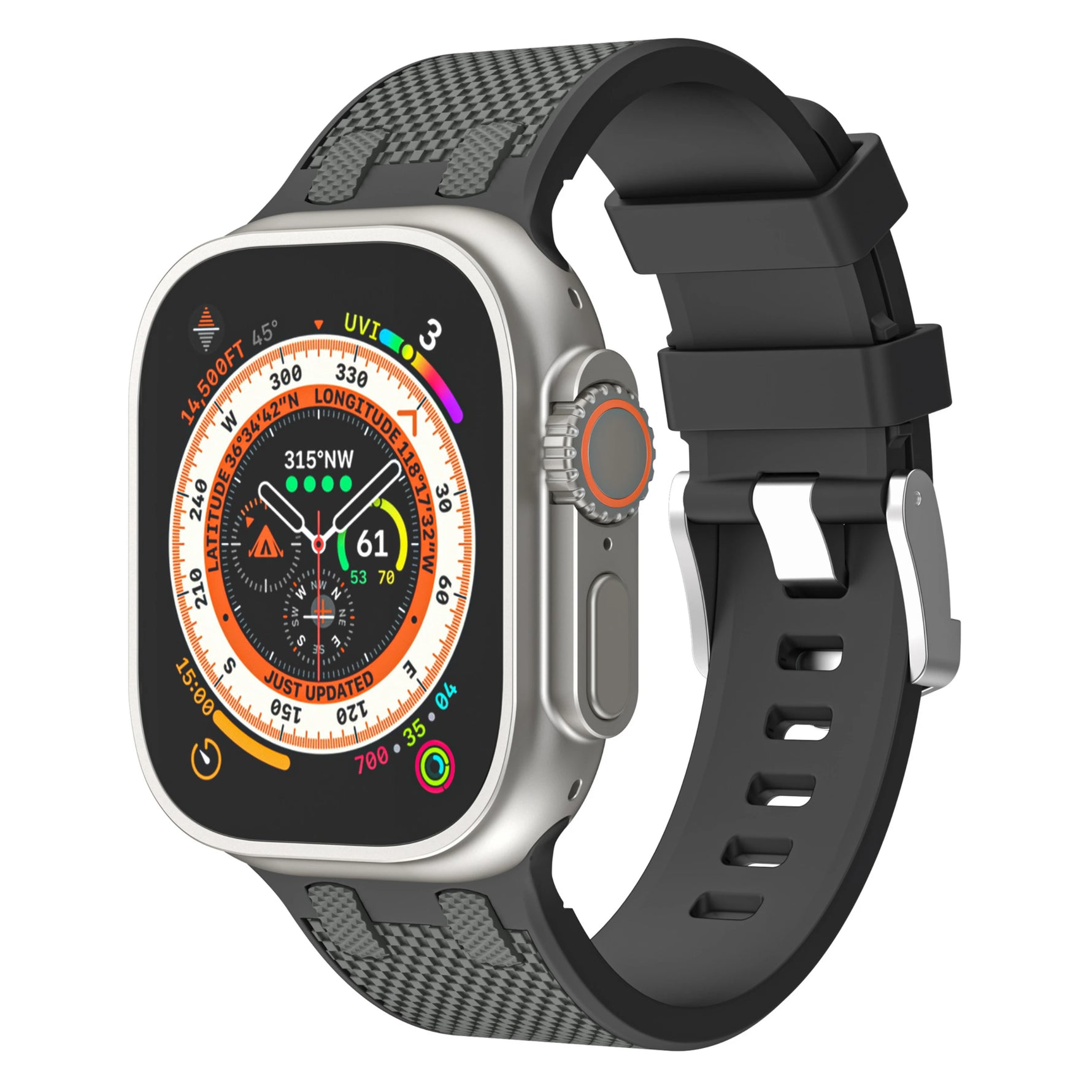 Two-Tone Silicone Sport Band for Apple Watch