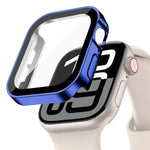 Protective Bumper Case with Built-in Tempered Glass for Apple Watch