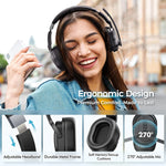 Mpow E65 2-in-1 Wireless Bluetooth Headset with Microphone & Detachable Ear Pad