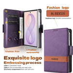Embossed Leather Flip Wallet Case with Two Card Slots for Samsung Galaxy Z Fold 8