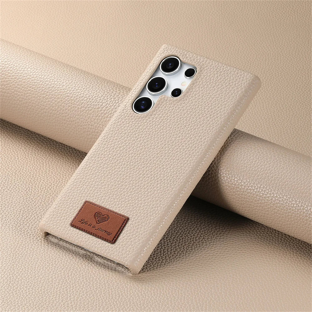 Premium Leather Protective Case for Samsung Galaxy S25 Series