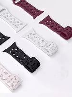 Engraved Silicone Sport Strap for Apple Watch