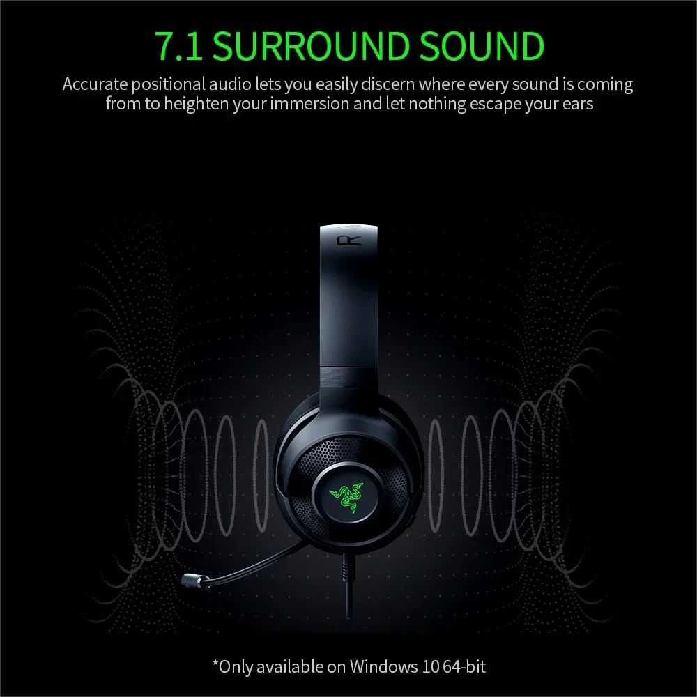 Razer Kraken X Essential Gaming Headset