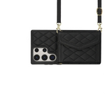 Crossbody Leather Wallet Case with Card Slots & Lanyard for Samsung Galaxy S25 Series