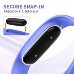 Textured Silicone Loop Strap with Adjustable Fit for Google Fitbit Air