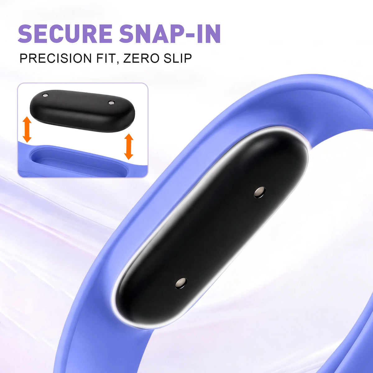 Textured Silicone Loop Strap with Adjustable Fit for Google Fitbit Air