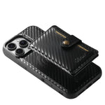 2-in-1 Detachable MagSafe Wireless Charging PU Leather Wallet Case for iPhone 16 Series