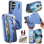Detachable Magnetic Wallet Case with Kickstand and RFID Blocking for Samsung Galaxy S23 Series