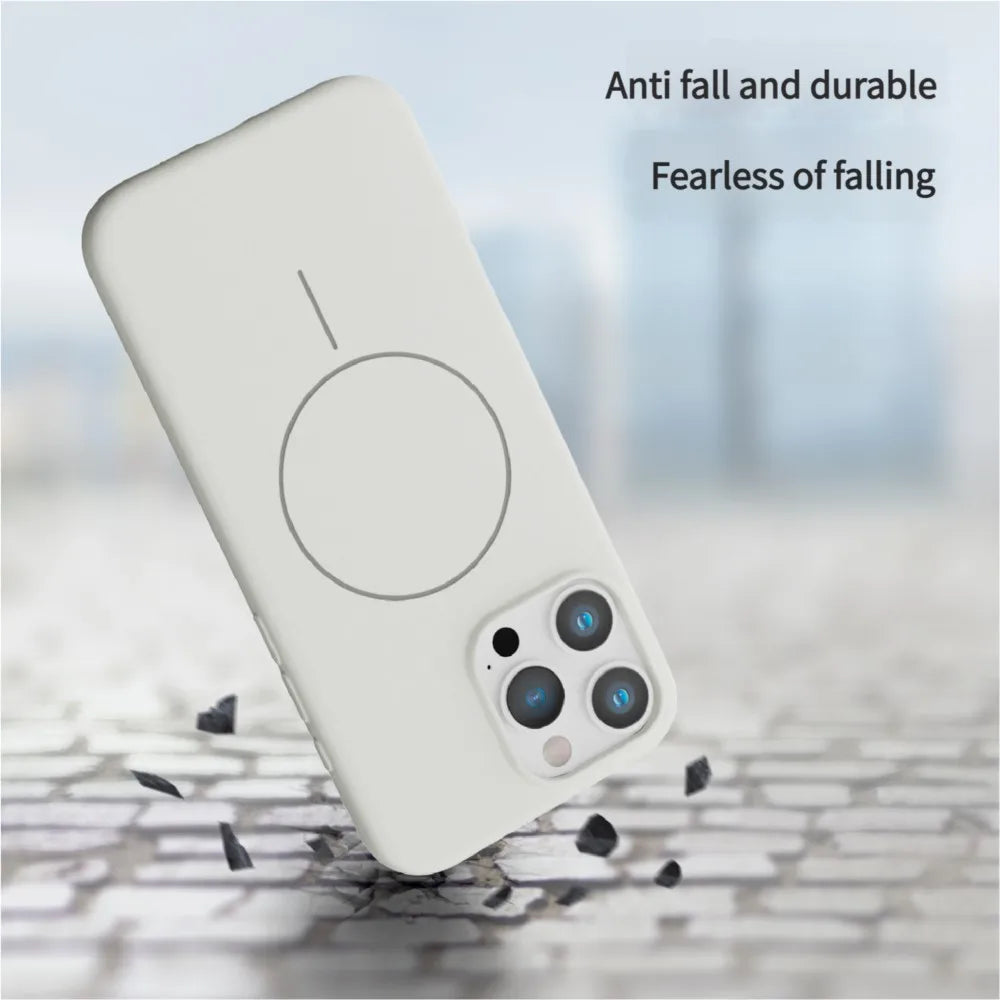 Luxury Frosted Soft TPU MagSafe Case for iPhone 16 Series