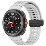 Soft Silicone Replacement Band with Magnetic Clasp for Samsung Galaxy Watch 8 & Galaxy Watch 8 Classic