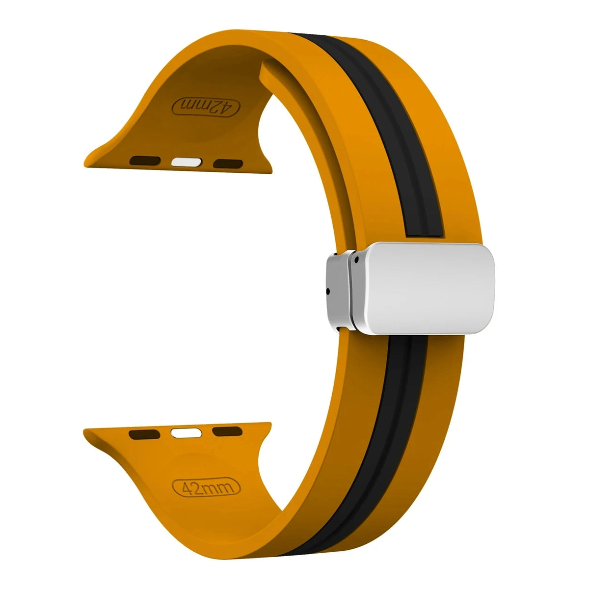 Textured Dual-Layer Band with Pin-and-Hole Adjustment for Apple Watch