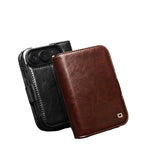 Leather Magnetic Flip Case with Built-In Kickstand for iPhone Duo