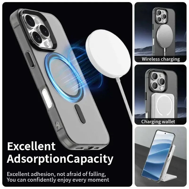 Premium Translucent MagSafe Case for iPhone 16 Series