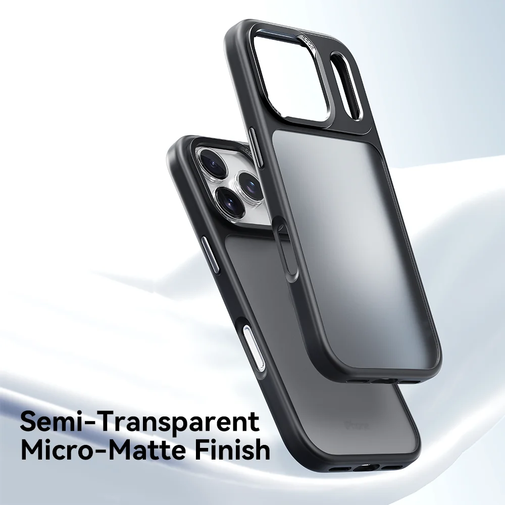 Translucent Micro Matte TPU Bumper Case for iPhone 17 Series