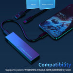 IRhasta Dual Protocol M.2 NVMe & SATA SSD Case