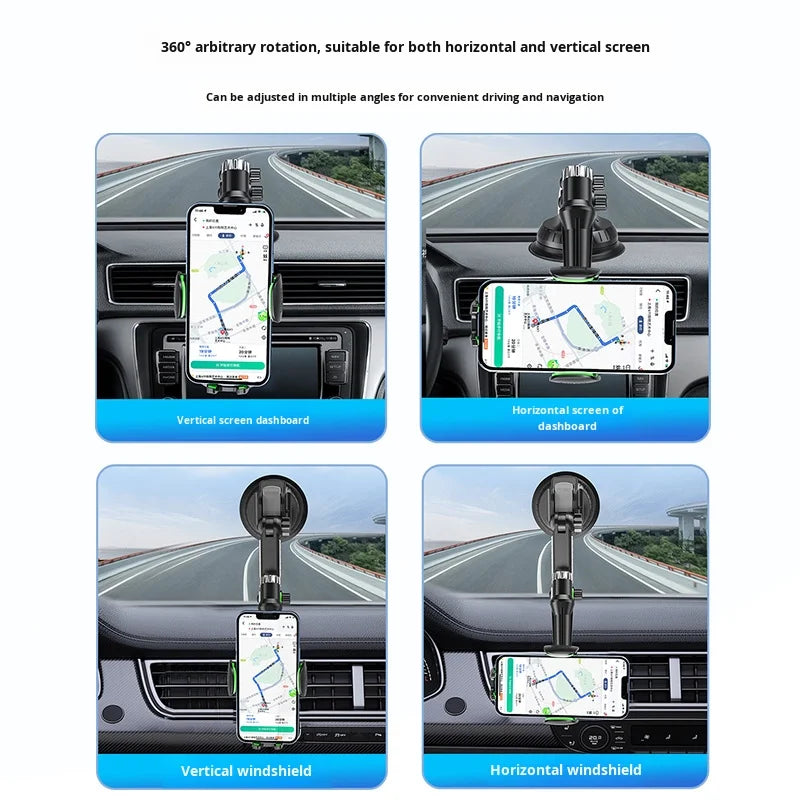 Extending Arm Suction Cup Phone Holder for Car and Truck