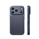 Shockproof Leather Bumper Case with Full Camera Lens Protection for iPhone 17 Series
