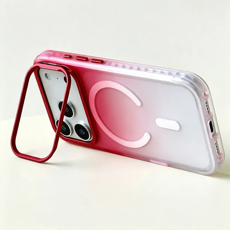 MagSafe Case with Embedded Lens Ring Protection for iPhone 18 Series