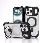 iPhone 17 Series MagSafe Case with 360° Stand Reinforced Corner Protection