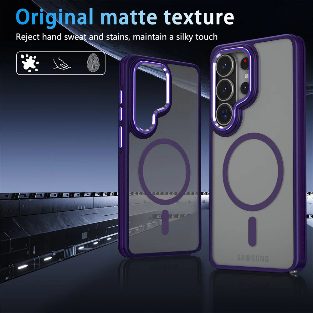 Premium Matte Finish Magnetic Case for Samsung Galaxy S26 Series