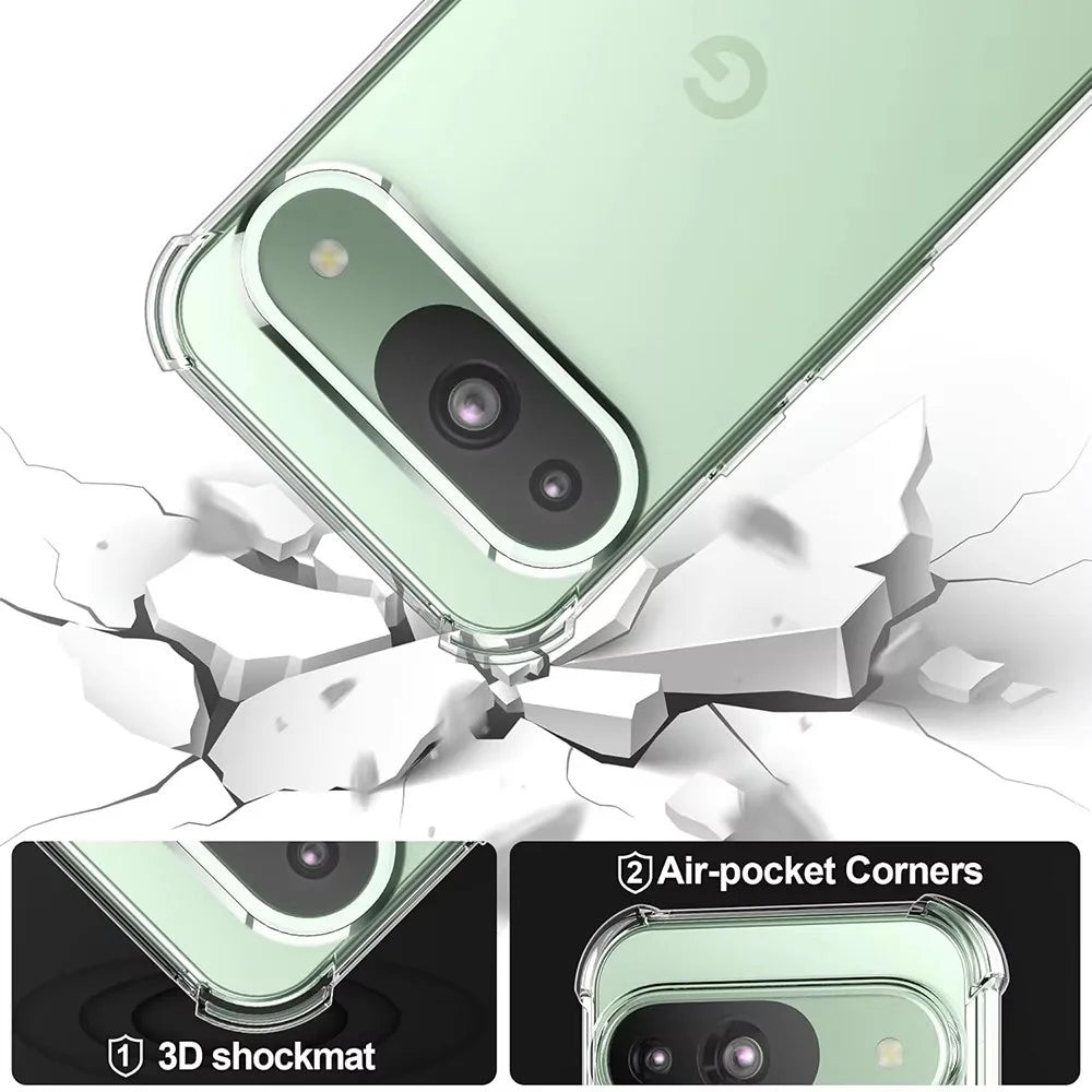 Soft TPU Transparent Phone Case for Google Pixel 9 Series