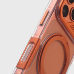 Shockproof Clear MagSafe Case with 360° Ring Stand for iPhone 17 Pro and 17 Pro Max
