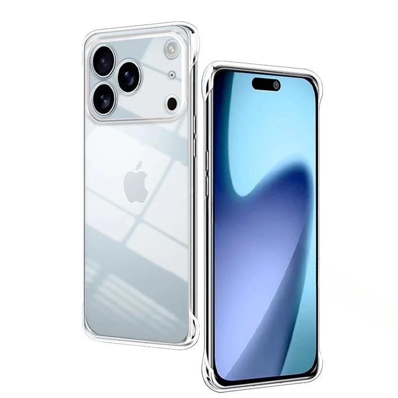 iPhone 17 Series Slim Frameless Transparent Phone Case