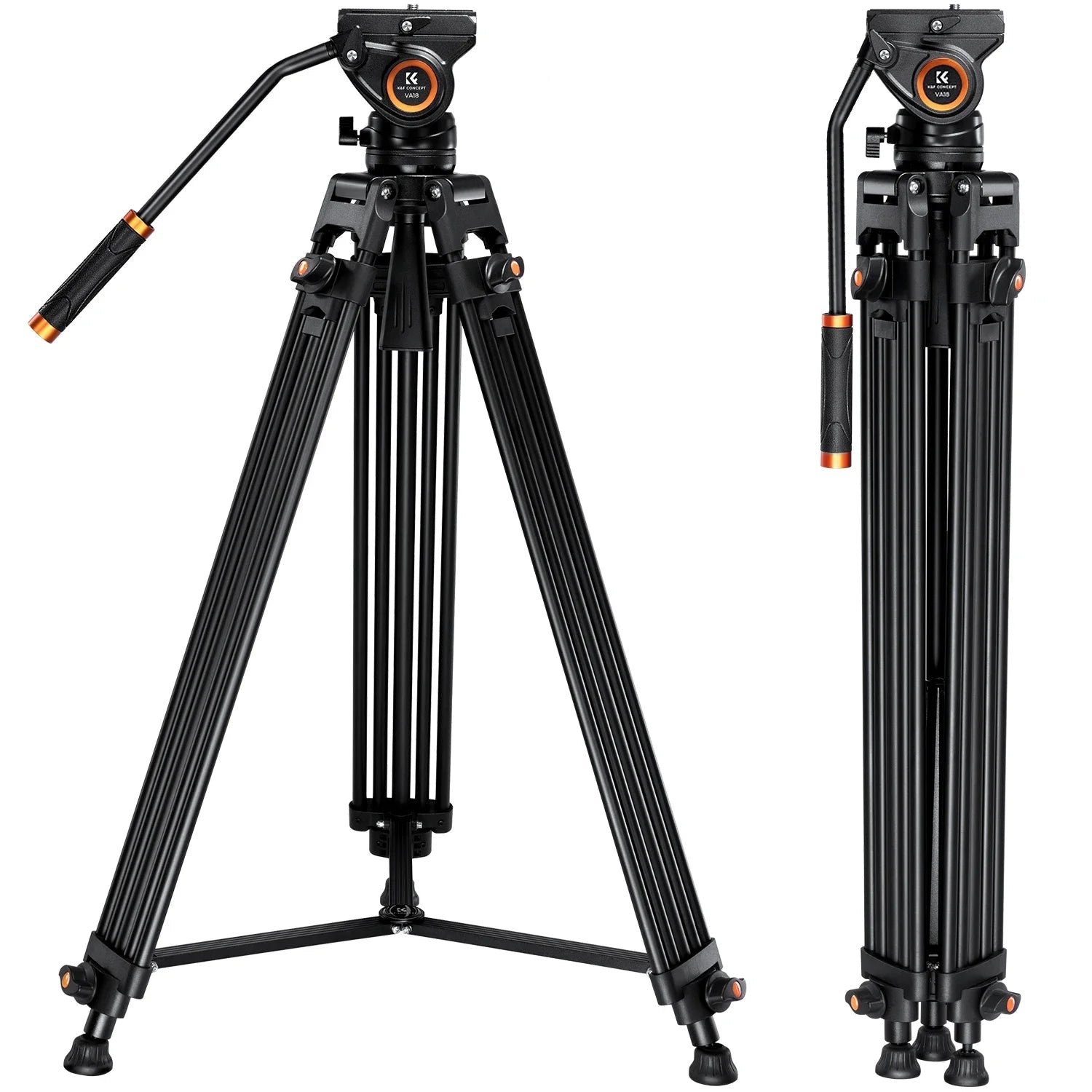 K&F CONCEPT 72-inch Heavy Duty Aluminum Tripod