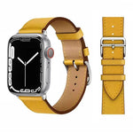 Premium Classic Leather Watch Strap for Apple Watch