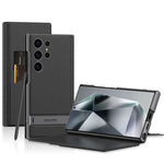 Business Premium PU Leather Flip Case for Samsung Galaxy S24 Ultra