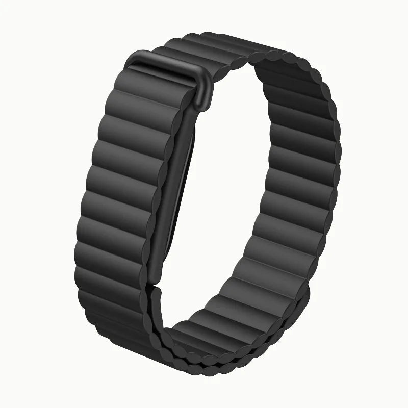 Silicone Magnetic Clasp Sport Watch Band for Google Fitbit Air