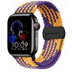 Stretchable Braided Solo Loop with Magnetic Closure for Apple Watch
